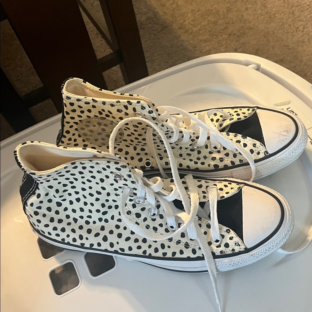 Converse Off-White High-Top Sneakers